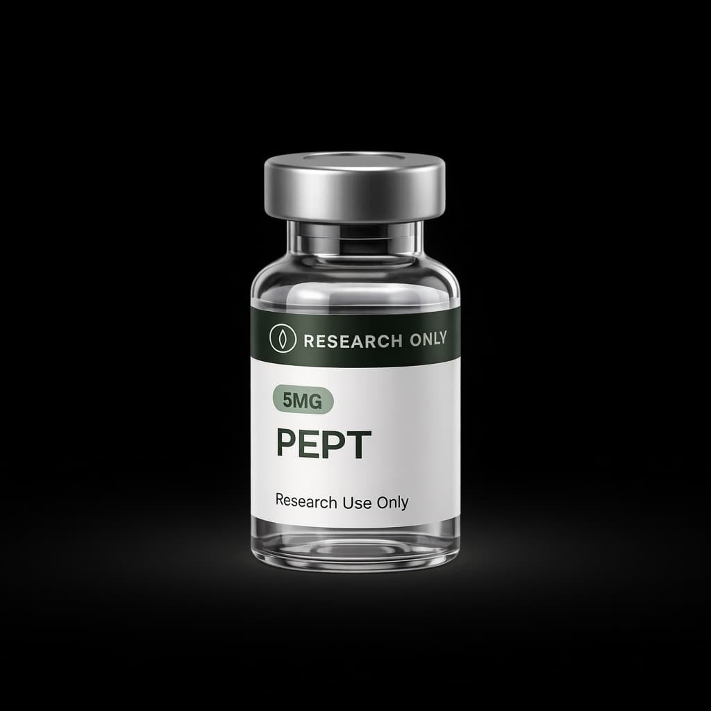 PEPT research peptide vial